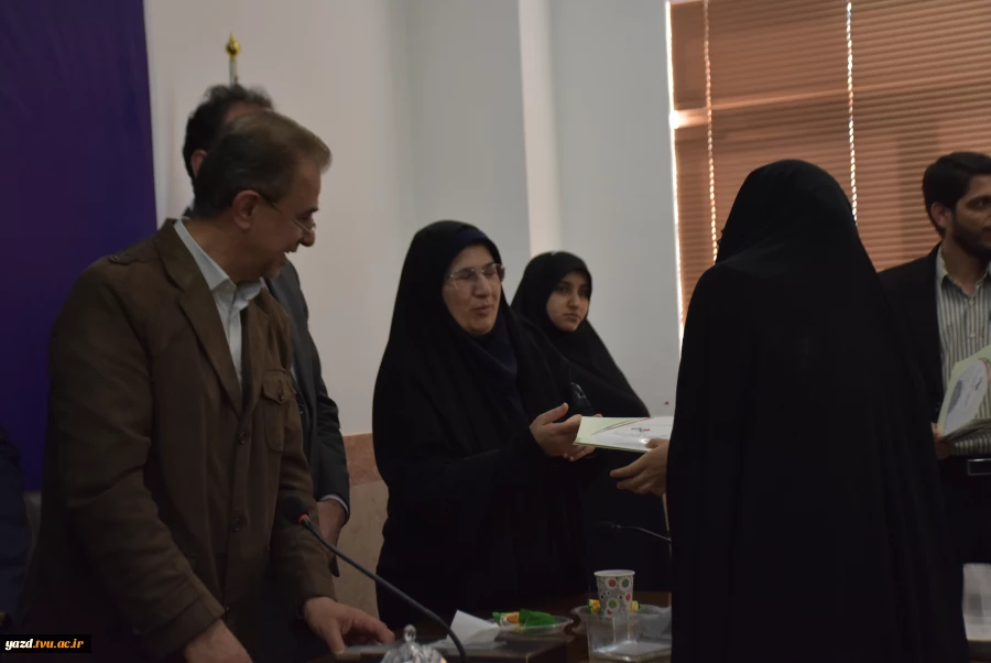 مراسم تکریم و معارفه مسئول بسیج دانشجویی دانشگاه ملی مهارت استان یزد 8