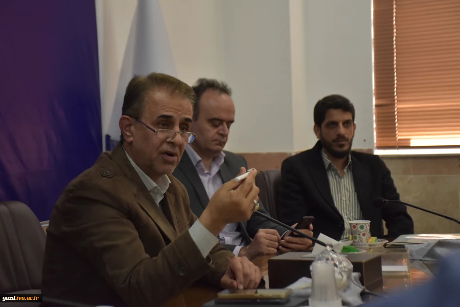 مراسم تکریم و معارفه مسئول بسیج دانشجویی دانشگاه ملی مهارت استان یزد 5