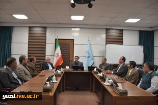 دیدار هیات رئیسه دانشگاه ملی مهارت استان یزد با رئیس دانشگاه یزد 2