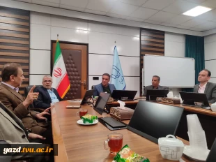 دیدار هیات رئیسه دانشگاه ملی مهارت استان یزد با رئیس دانشگاه یزد 3
