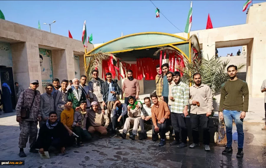 اعزام کاروان دانشجویی دانشگاه ملی مهارت استان یزد به اردوی راهیان نور  7