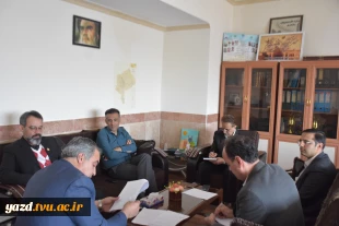 برگزاری جلسه نظارت وارزیابی و تضمین کیفیت دانشگاه  2