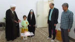 حضور مشاور بانوان دانشگاه ملی مهارت استان یزد در منزل خانواده شهدا به مناسبت روز دختر 6