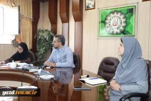 برگزاری جلسه مدیران گروه آموزشکده ملی مهارت دختران یزد با محوریت تعیین تکلیف ظرفیت رشته‌ها
 2