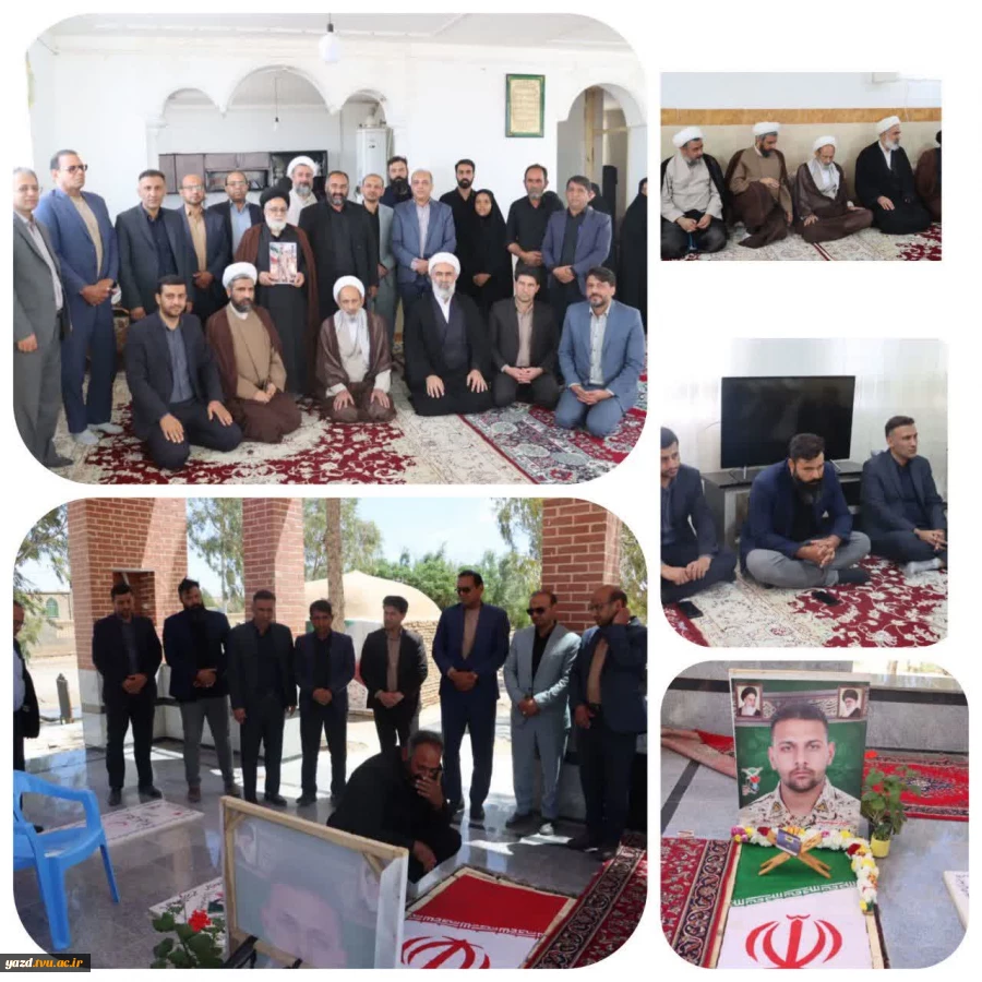 دیدار با خانواده شهید گرانقدر ابوالفضل کریمی به منظور عرض تبریک و تسلیت به خانواده معظم این شهید 2