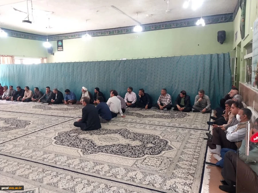 مراسم یادبود همکار فقید، شادروان سید نصیر نصیری‌پور در دانشگاه ملی مهارت استان یزد 4