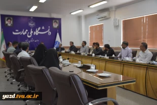 برگزاری مراسم تکریم و معارفه رئیس حراست دانشگاه ملی مهارت استان یزد 2