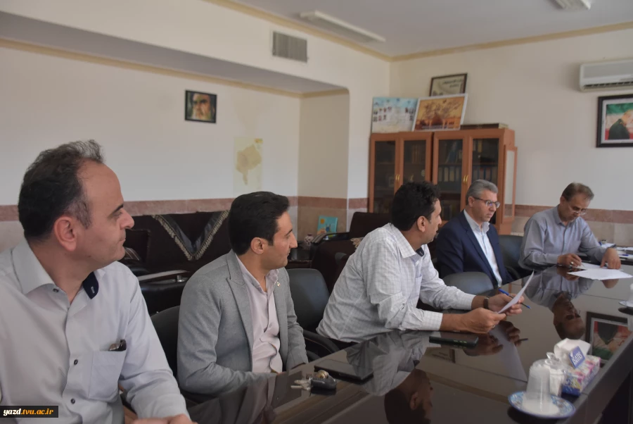 برگزاری جلسه شورای ورزشی دانشگاه ملی مهارت استان یزد 2
