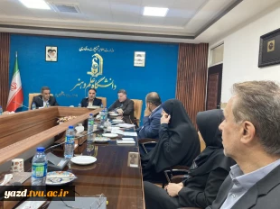 حضور ریاست دانشگاه ملی مهارت استان یزد در جلسه کمیسیون دانشجویی استان 2