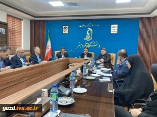 حضور ریاست دانشگاه ملی مهارت استان یزد در جلسه کمیسیون دانشجویی استان 3