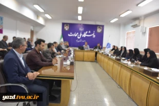 برگزاری جلسه ریاست دانشگاه ملی مهارت استان یزد با اعضای هیئت علمی دانشگاه 4