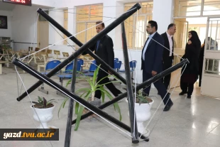 بازدید معاون دانشگاه ملی مهارت از کارگاه‌ها، خوابگاه و سلف دانشجویی دانشگاه ملی مهارت استان یزد 8