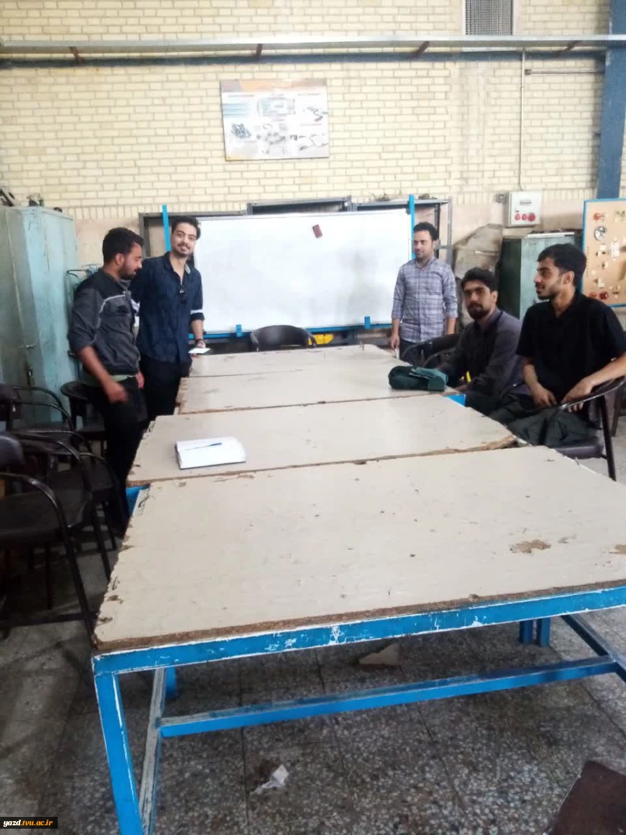 برگزاری کلاس های عملی در دانشگاه ملی مهارت استان یزد 2