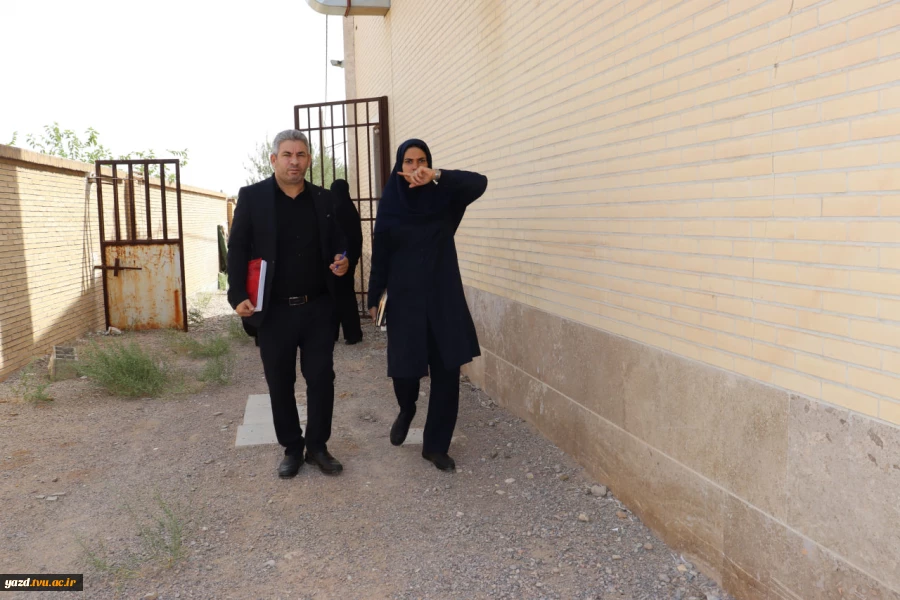 بازدید میدانی حراست دانشگاه ملی مهارت استان یزد از پردیس آموزشکده ملی مهارت دختران؛
 تأکید بر ارتقای امنیت و نظم آموزشی
 2