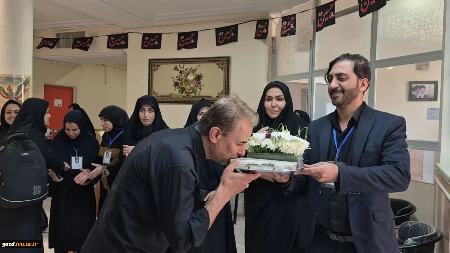 شرکت ریاست دانشگاه ملی مهارت استان یزد در مراسم بدرقه رهبر شهید انقلاب اسلامی در استان قم 2