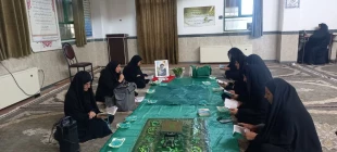 برگزاری مراسم عزاداری حضرت ابا عبدالله الحسین (ع) و گرامیداشت وداع و تشییع رهبر شهید در آموزشکده ملی مهارت دختران میبد
 2