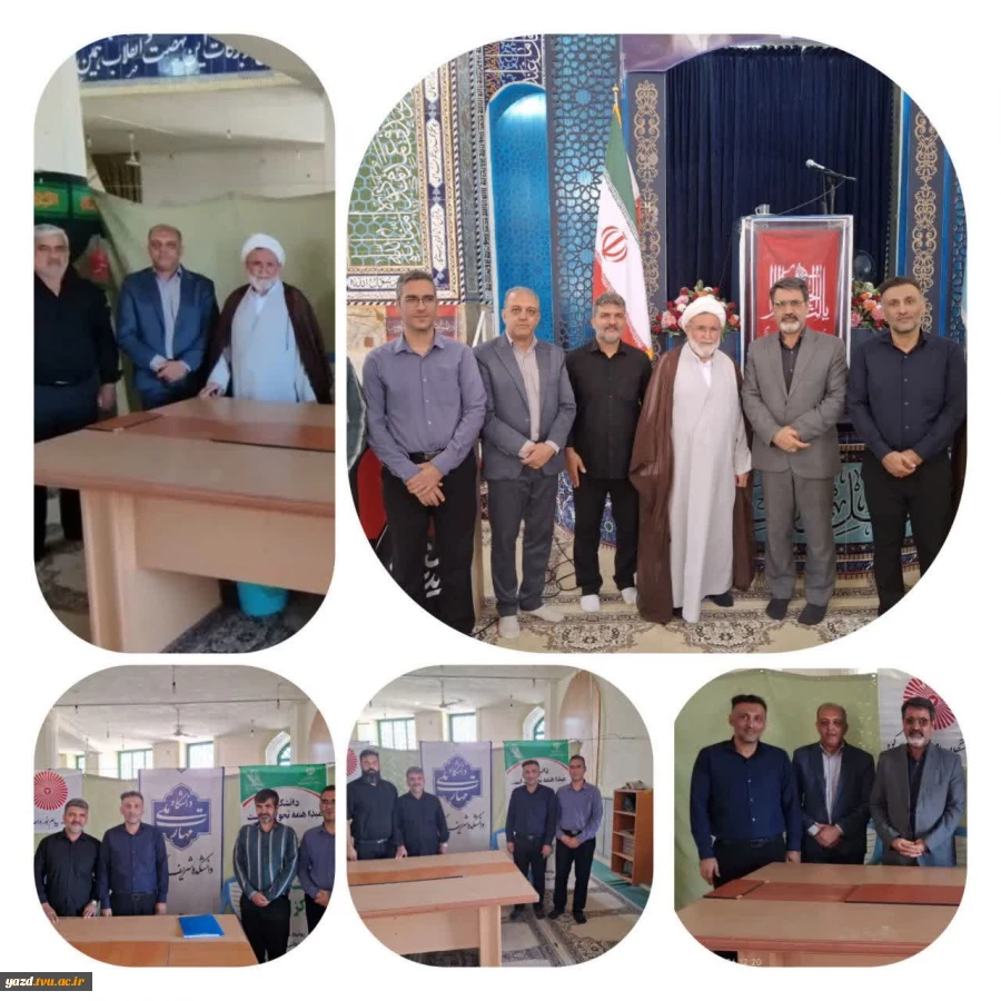 برپایی میز خدمت دانشکده ملی مهارت شریف در آیین سیاسی عبادی نماز جمعه ابرکوه 6