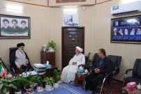 دیدار رئیس دانشگاه ملی مهارت استان یزد با امام جمعه بافق