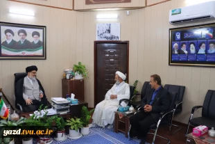 دیدار رئیس دانشگاه ملی مهارت استان یزد با امام جمعه بافق 2