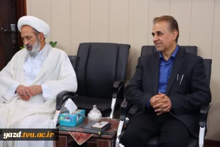 دیدار رئیس دانشگاه ملی مهارت استان یزد با امام جمعه بافق 5