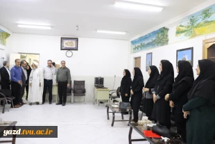 بازدید رئیس دانشگاه ملی مهارت استان یزد از آموزشکده دختران یزد - پردیس امام علی(ع) همزمان با آغاز سال تحصیلی
 3