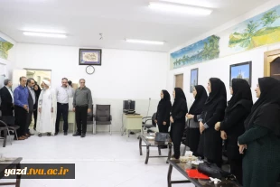 بازدید هیات رئیسه دانشگاه ملی مهارت استان یزد از کلاس‌های درس هم‌زمان با آغاز سال تحصیلی جدید 3