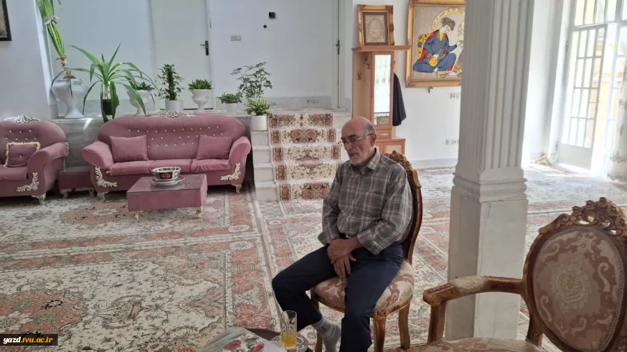 دیدار ریاست دانشگاه ملی مهارت استان یزد و جمعی از مسئولان دانشگاه از جانباز دفاع مقدس 2