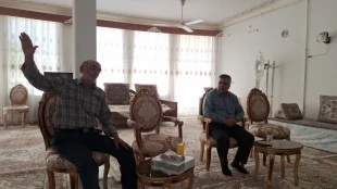 دیدار ریاست دانشگاه ملی مهارت استان یزد و جمعی از مسئولان دانشگاه از جانباز دفاع مقدس 3