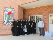 برگزاری مراسم بزرگداشت آیین پرچم در آموزشکده ملی مهارت دختران میبد