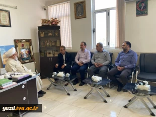 دیدار رئیس دانشگاه ملی مهارت استان یزد با امام جمعه شهرستان تفت و بازدید از آموزشکده تفت 2